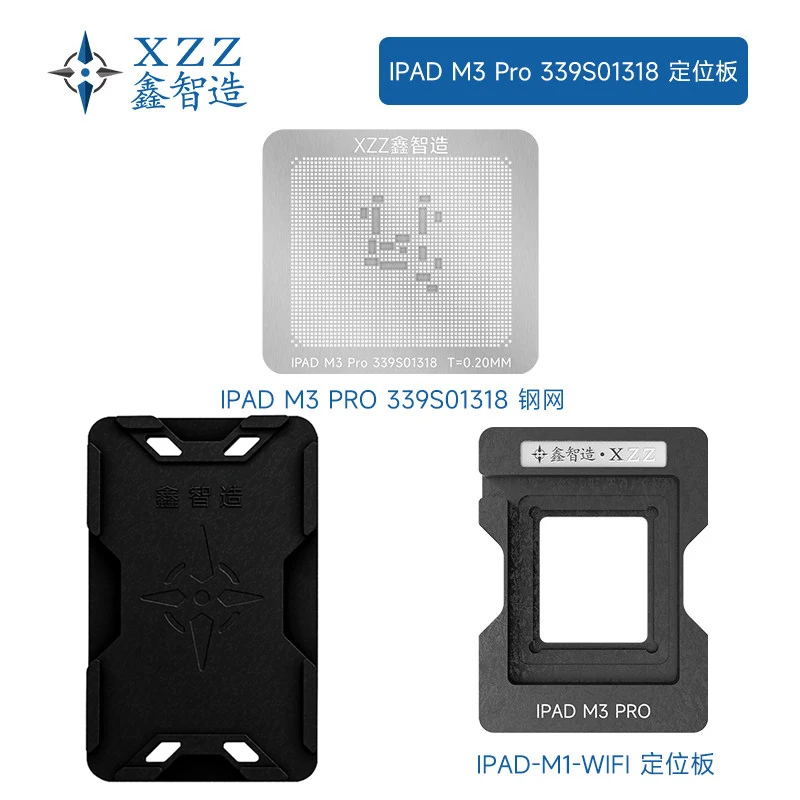 XZZ solder paste stencil for macbook M3 Pro CPU 339S01318 direct heating
XZZ solder paste stencil for macbook M3 Pro CPU 339S01318 direct heating