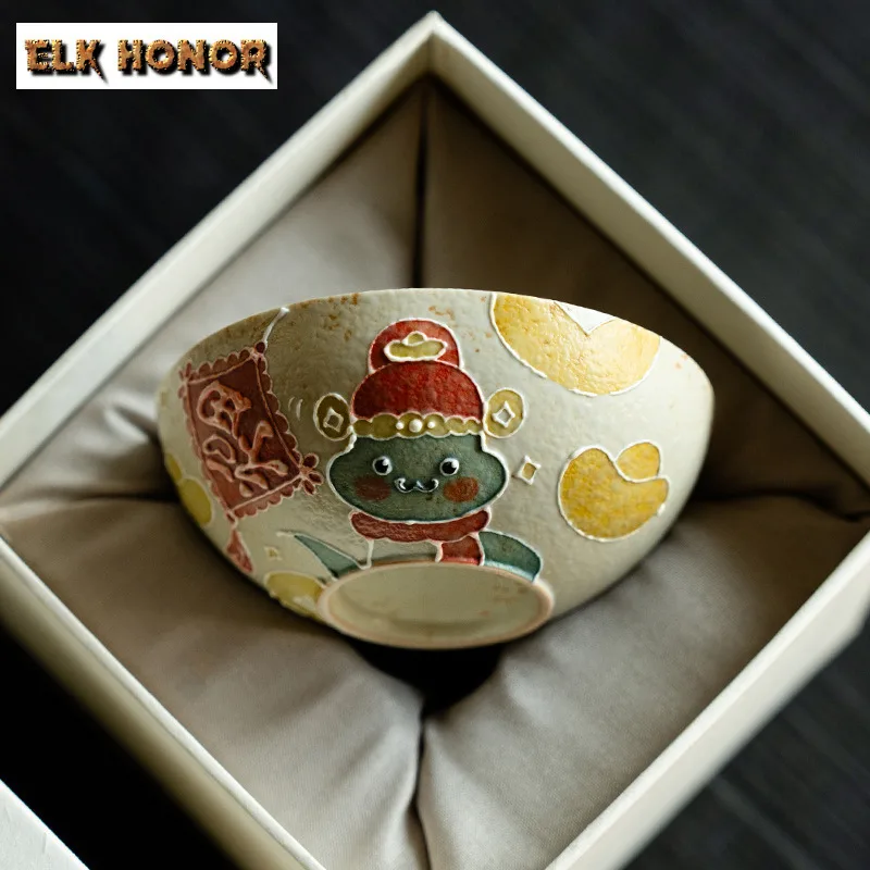 100ml Hand Drawn Snake Firestone Red Teacup Boutique Tea Bowl Water Jug Tea-tasting Personal Cup Jianzhan Master Cups Drinkware
100ml Hand Drawn Snake Firestone Red Teacup Boutique Tea Bowl Water Jug Tea-tasting Personal Cup Jianzhan Master Cups Drinkware
