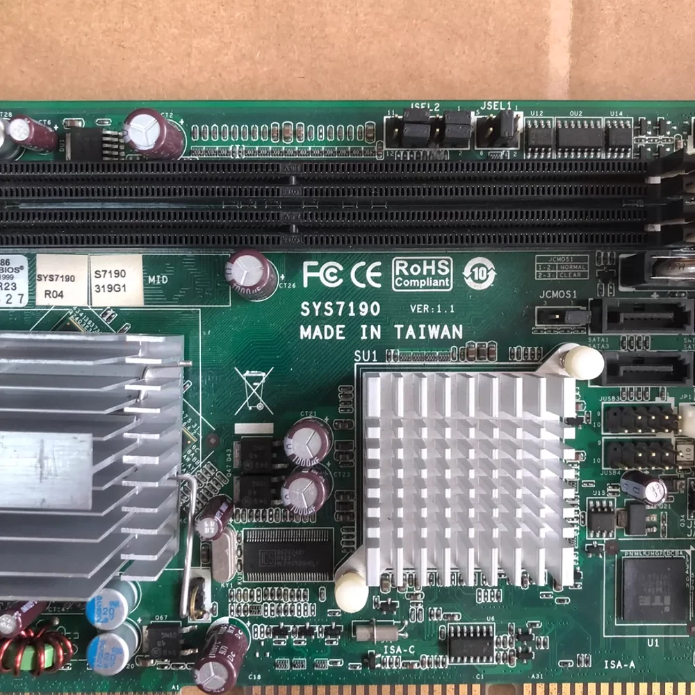 Industrial Motherboard SYS7190 VER:1.1
Industrial Motherboard SYS7190 VER:1.1