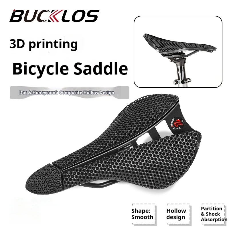 Велосипедное седло Bucklos с 3D-печатью, высокопрочное, с полыми рельсами и амортизацией, аксессуар для шоссейных и горных велосипедов
Велосипедное седло Bucklos с 3D-печатью, высокопрочное, с полыми рельсами и амортизацией, аксессуар для шоссейных и горных велосипедов