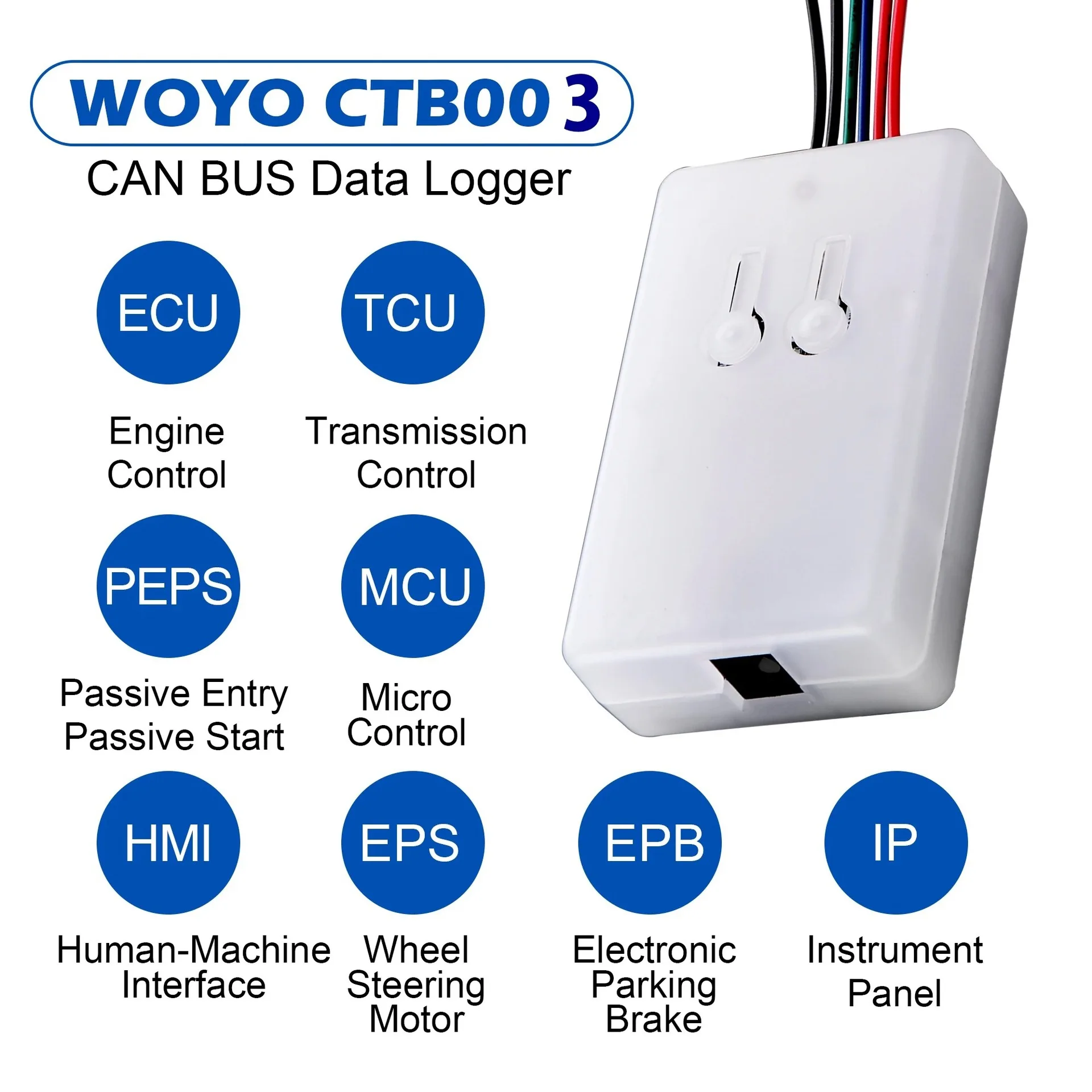 CTB003 CAN Module BUS Data Logger For Car CAN BUS Module Data Transceiver Automotive Diagnostic Tool
CTB003 CAN Module BUS Data Logger For Car CAN BUS Module Data Transceiver Automotive Diagnostic Tool