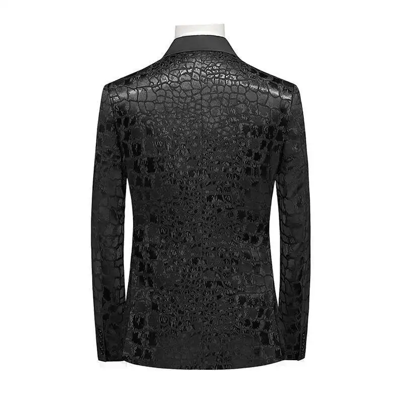 Черный двубортный мужской пиджак, деловой Terno Masculino, пиджаки для свадебной вечеринки Homme Men Tuxedo, M-5XL 6XL
Черный двубортный мужской пиджак, деловой Terno Masculino, пиджаки для свадебной вечеринки Homme Men Tuxedo, M-5XL 6XL