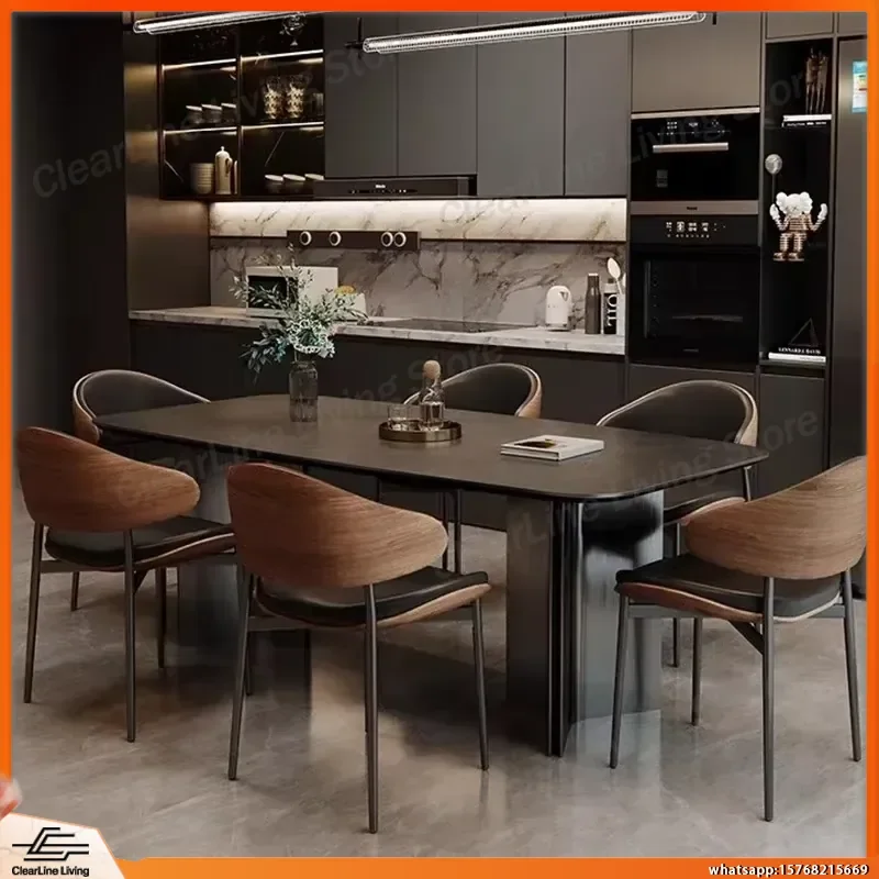 Black Square Dining Table for Kitchen Breakfast Room Restaurant Modern Luxury Tavolo Di Pranzo Home Furniture Solid Wood
Black Square Dining Table for Kitchen Breakfast Room Restaurant Modern Luxury Tavolo Di Pranzo Home Furniture Solid Wood