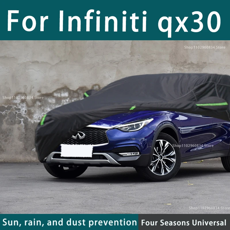 Автомобильный чехол для Infiniti qx30, Пыленепроницаемый Чехол с защитой от УФ-лучей, от солнца и царапин
Автомобильный чехол для Infiniti qx30, Пыленепроницаемый Чехол с защитой от УФ-лучей, от солнца и царапин