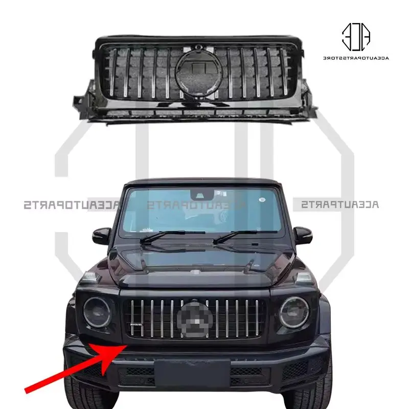G350 G500 G550 ABS black chrome white GT style grille for Mercedes G W464 Front Grill 2019 2020
G350 G500 G550 ABS black chrome white GT style grille for Mercedes G W464 Front Grill 2019 2020
