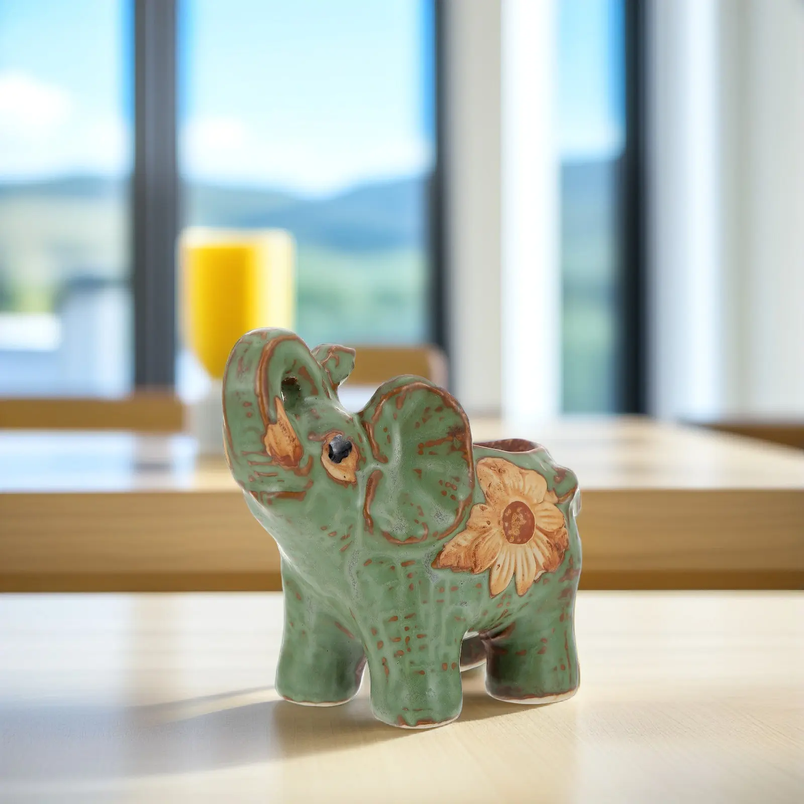 Elephant Shaped Ceramic Succulent Flower Pot Durable Breathable Desktop Decoration Indoor Outdoor Plants Succulent Pot
Elephant Shaped Ceramic Succulent Flower Pot Durable Breathable Desktop Decoration Indoor Outdoor Plants Succulent Pot