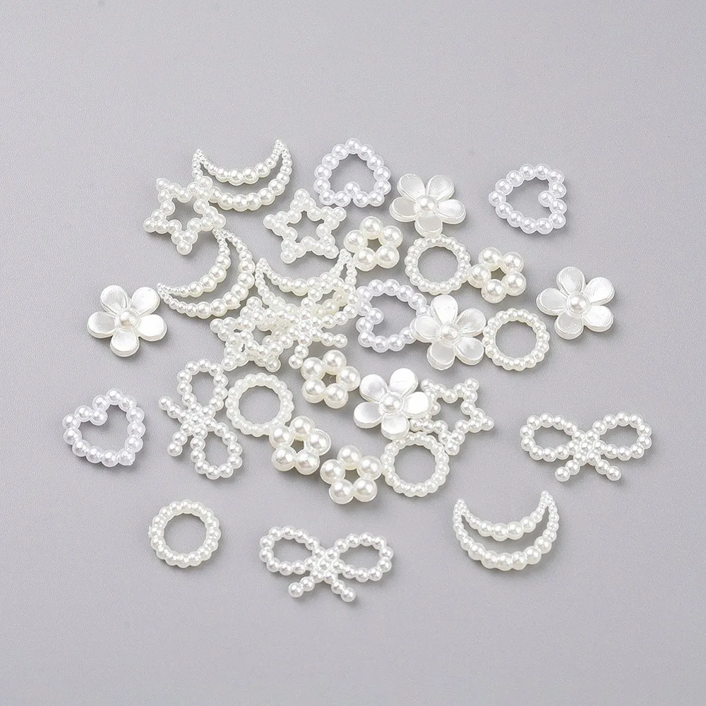 1 комплект акриловых жемчужных кабошонов с имитацией ракушки и жемчужного цветка, кольцо со звездой, луной, сердцем и бантом, белый, 210 шт./компл.
1 комплект акриловых жемчужных кабошонов с имитацией ракушки и жемчужного цветка, кольцо со звездой, луной, сердцем и бантом, белый, 210 шт./компл.