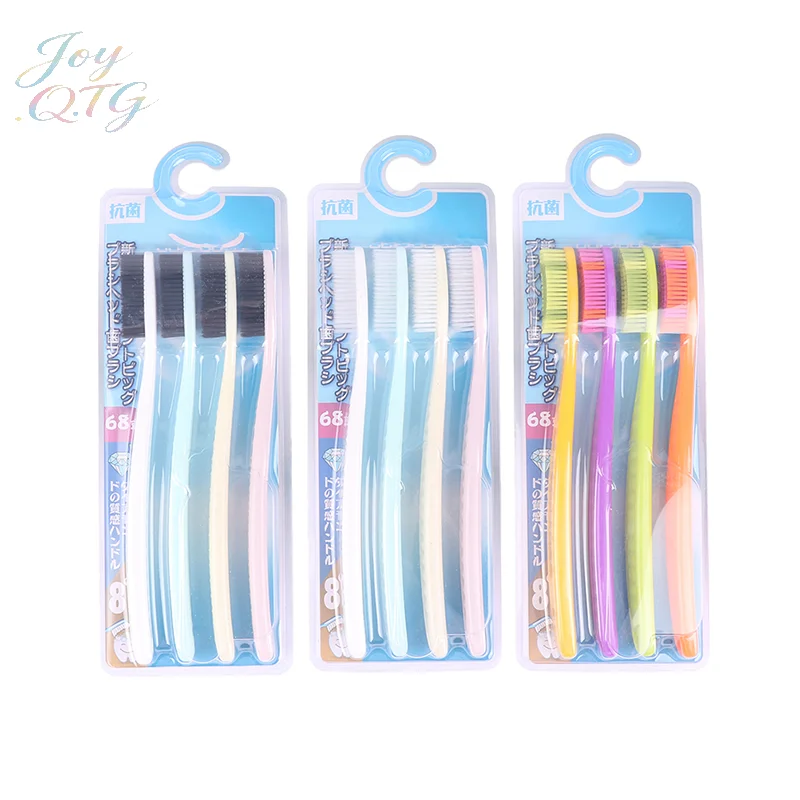 4Pcs Soft Long Head Adult Big Head Toothbrush Japanese And Korean Comfortable Teeth Super Soft Oral Cleaning Brush
4Pcs Soft Long Head Adult Big Head Toothbrush Japanese And Korean Comfortable Teeth Super Soft Oral Cleaning Brush