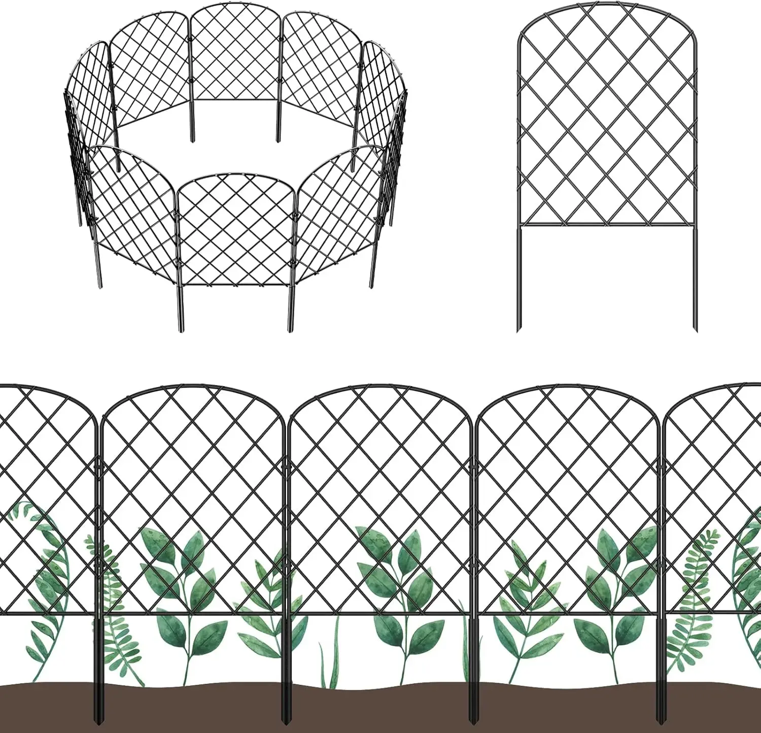 25 Pack Decorative Garden Fence, 27ft x 24in Rustproof Metal Wire Panel for Outdoor Patio Yard
25 Pack Decorative Garden Fence, 27ft x 24in Rustproof Metal Wire Panel for Outdoor Patio Yard