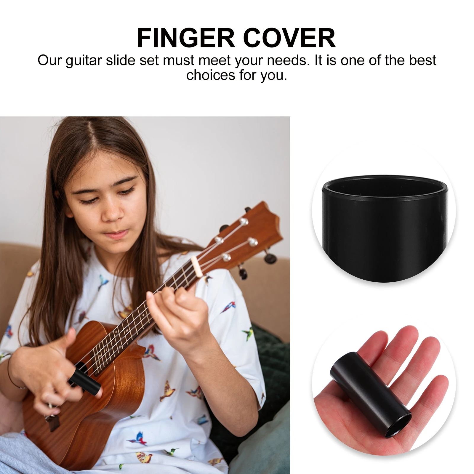 Finger Sleeves Guitar Slide Cots Parts and Accessories Bass Portable Acoustic Black Small Glass
Finger Sleeves Guitar Slide Cots Parts and Accessories Bass Portable Acoustic Black Small Glass