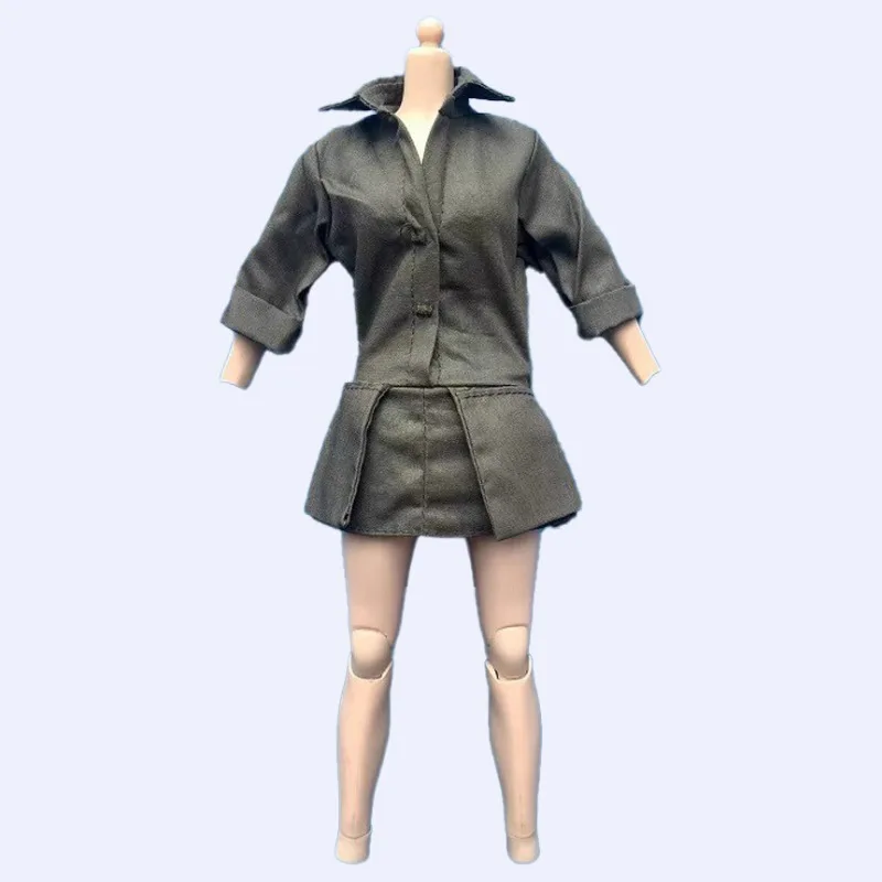 1/6 Scale Female Slimming Brown Short Sleeves Dress Work Uniform Clothes Model for 12 Inch Body
1/6 Scale Female Slimming Brown Short Sleeves Dress Work Uniform Clothes Model for 12 Inch Body