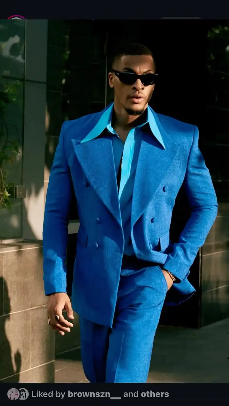 Designer Blue Men Suit Set 2 Pcs Blazer+Straight Pants Trousers Cotton Customized Formal Office Jacket Wedding Tuxedos Prom Coat
Designer Blue Men Suit Set 2 Pcs Blazer+Straight Pants Trousers Cotton Customized Formal Office Jacket Wedding Tuxedos Prom Coat