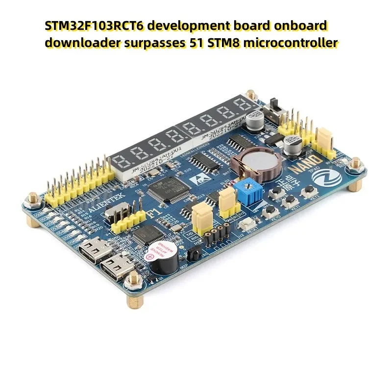 STM32F103RCT6 development board onboard downloader surpasses 51 STM8 microcontroller
STM32F103RCT6 development board onboard downloader surpasses 51 STM8 microcontroller