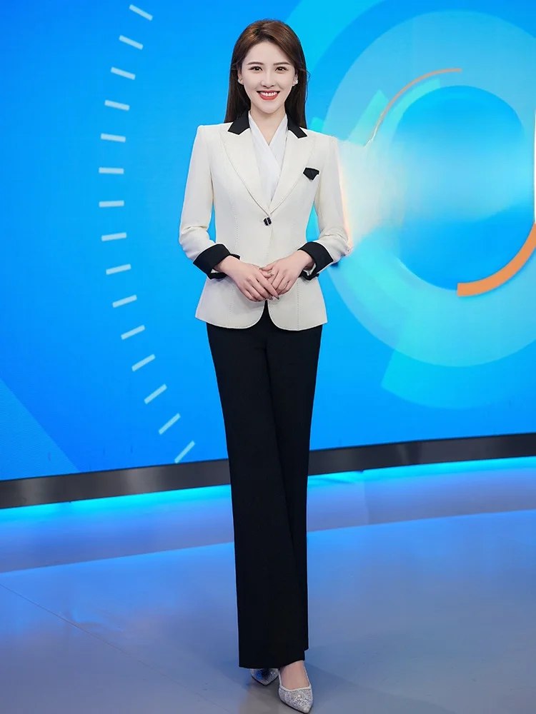 Busin Casual Women's Suit Set One Button Wide Leg Pants Ele Commute Profional Clothing Faionable Busin Attire
Busin Casual Women's Suit Set One Button Wide Leg Pants Ele Commute Profional Clothing Faionable Busin Attire