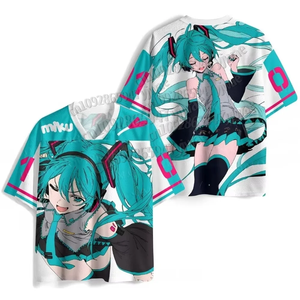 2026 men Hatsune Miku Cartoon Girl Graphic Jersey Short Sleeved Fan Gift Tee Cosplay Clothing Summer Men Women'S T-Shirt
2026 men Hatsune Miku Cartoon Girl Graphic Jersey Short Sleeved Fan Gift Tee Cosplay Clothing Summer Men Women'S T-Shirt