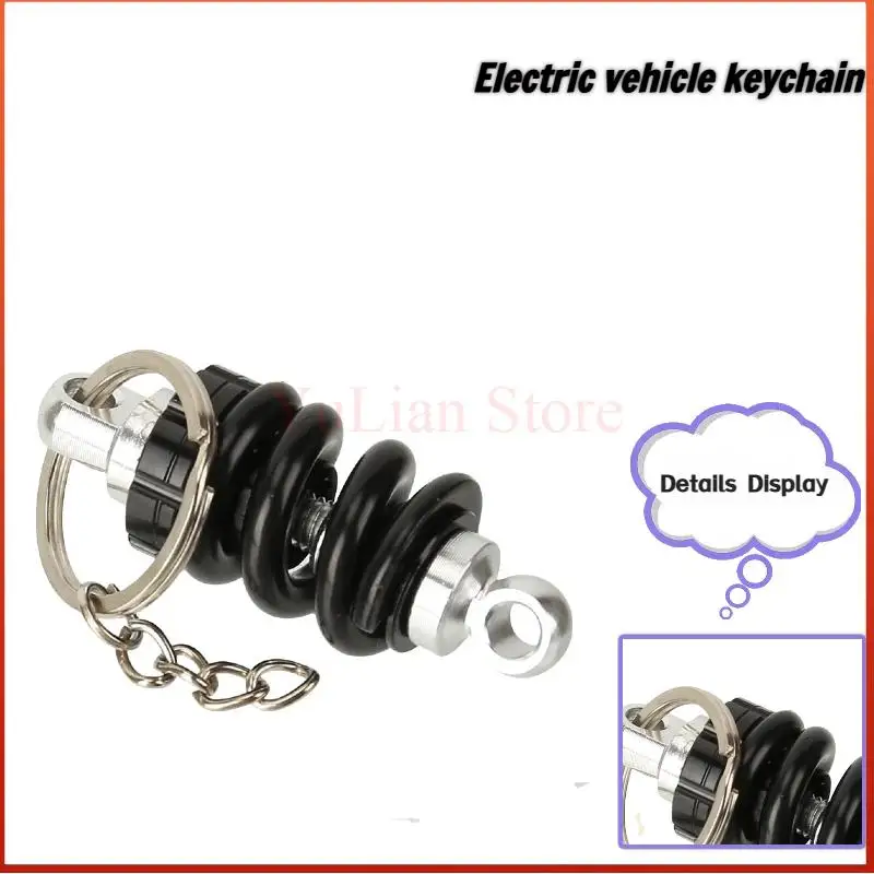 Aluminum Alloy Shock Absorber Key Ring - Stylish Automotive Front Strut Pendant Suitable for Cars & Scooters
Aluminum Alloy Shock Absorber Key Ring - Stylish Automotive Front Strut Pendant Suitable for Cars & Scooters