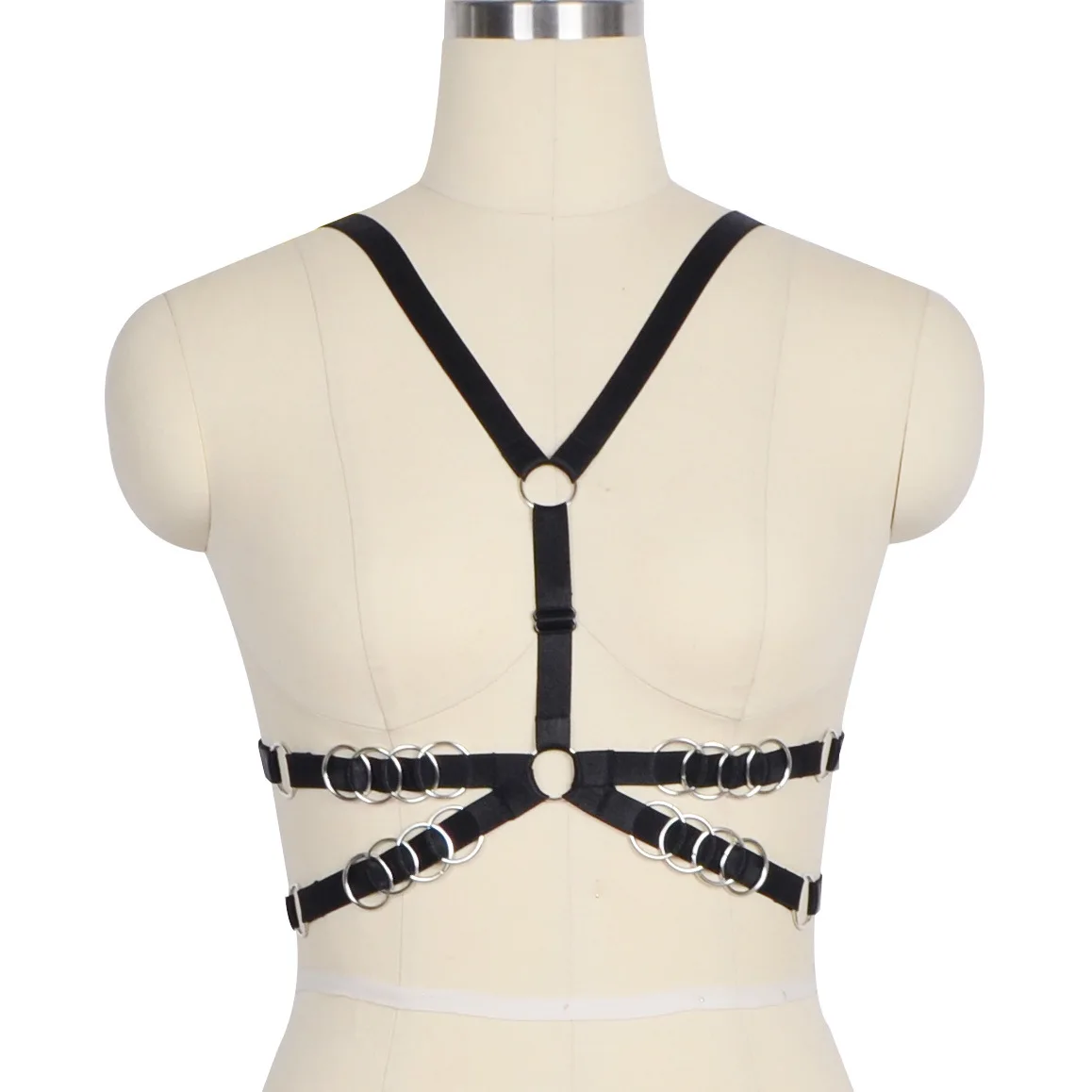 Party Carnival Crop Top Wear Body Harness Bralette Sexy Goth Lingerie Harness Bra Cage Bondage Harness Belt Women
Party Carnival Crop Top Wear Body Harness Bralette Sexy Goth Lingerie Harness Bra Cage Bondage Harness Belt Women