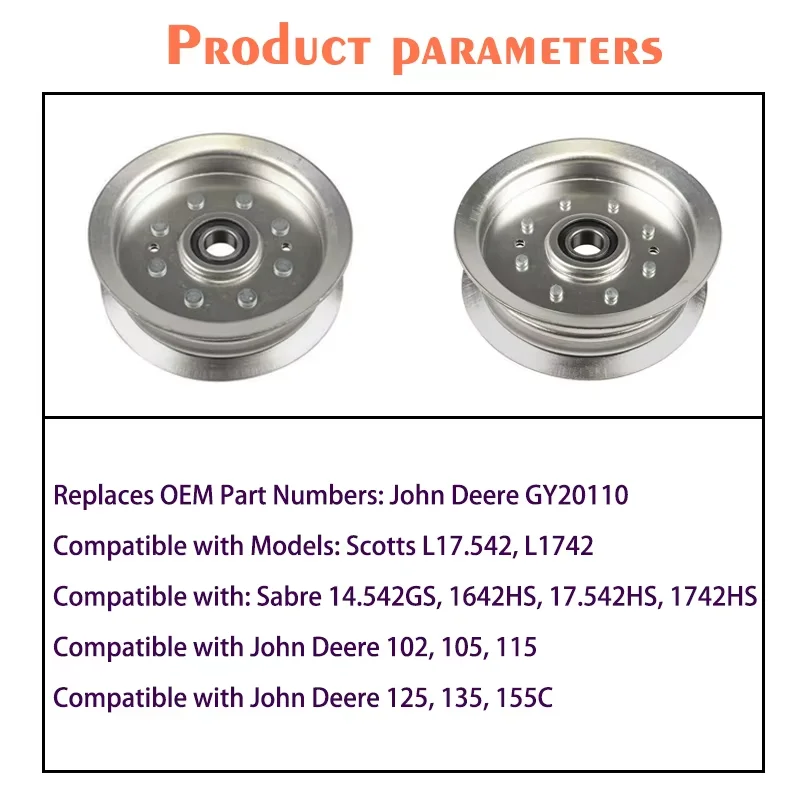 1.220”HIGHT Scotts L17.542, L1742 Hot Selling Free Shipping Zinc Pulley Single Slot Compatible with John Deere 
1.220”HIGHT Scotts L17.542, L1742 Hot Selling Free Shipping Zinc Pulley Single Slot Compatible with John Deere