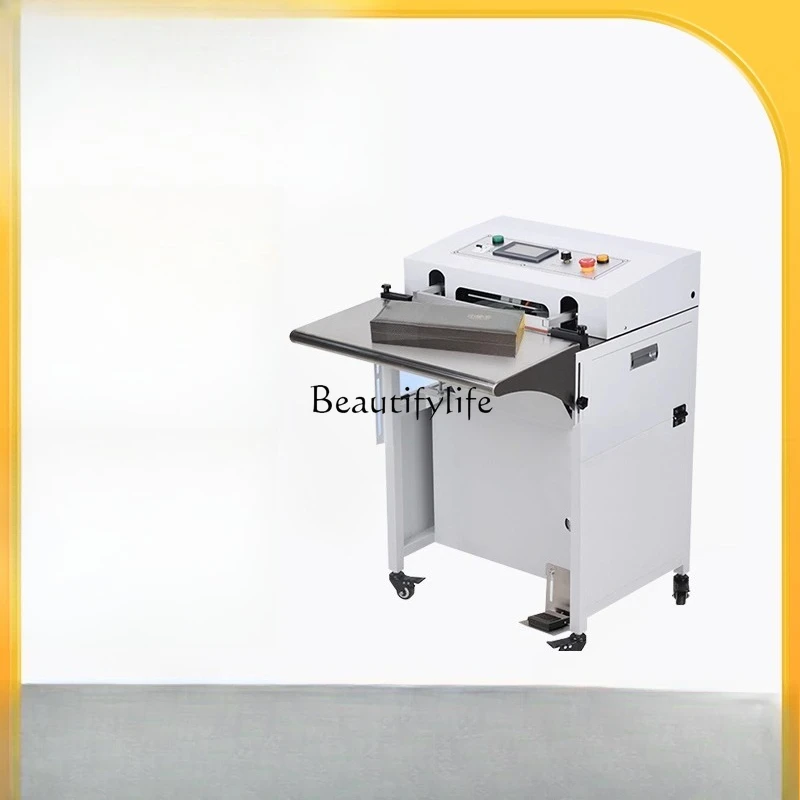 Commercial thermoplastic sealing machine Pneumatic foot-pedal sealing heat shrinkage machine Traceless corner cutting machine
Commercial thermoplastic sealing machine Pneumatic foot-pedal sealing heat shrinkage machine Traceless corner cutting machine
