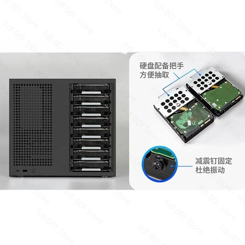 Sagittarius 8-bay hassis with backboard with MATX full height PCIe,Single container with ATX power supply,AIO storage And UNRAID
Sagittarius 8-bay hassis with backboard with MATX full height PCIe,Single container with ATX power supply,AIO storage And UNRAID