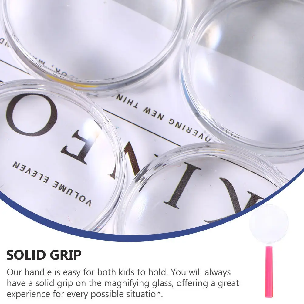 Набор из 30 портативных акриловых луп 3X для обучения, наблюдения и исследований (для детей)
Набор из 30 портативных акриловых луп 3X для обучения, наблюдения и исследований (для детей)
