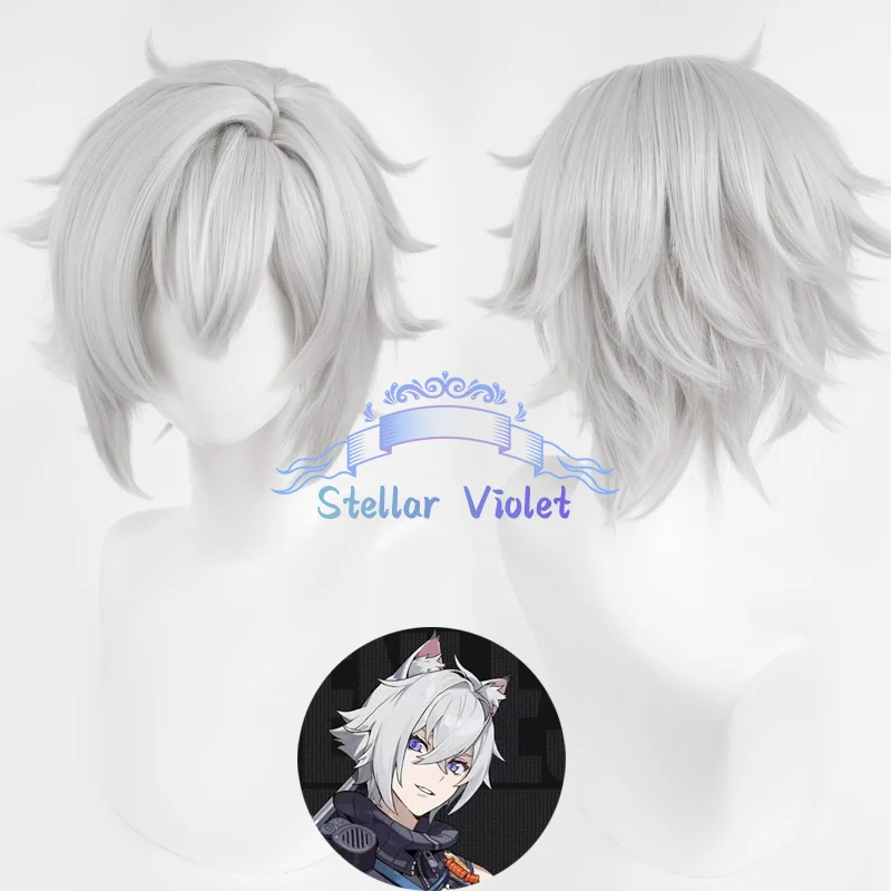 Game Zenless Zone Zero Wig Seth Lowell Cosplay Wigs Heat Resistant 32CM Short Silver Grey Cosplay Party Costumes Synthetic Wigs
Game Zenless Zone Zero Wig Seth Lowell Cosplay Wigs Heat Resistant 32CM Short Silver Grey Cosplay Party Costumes Synthetic Wigs
