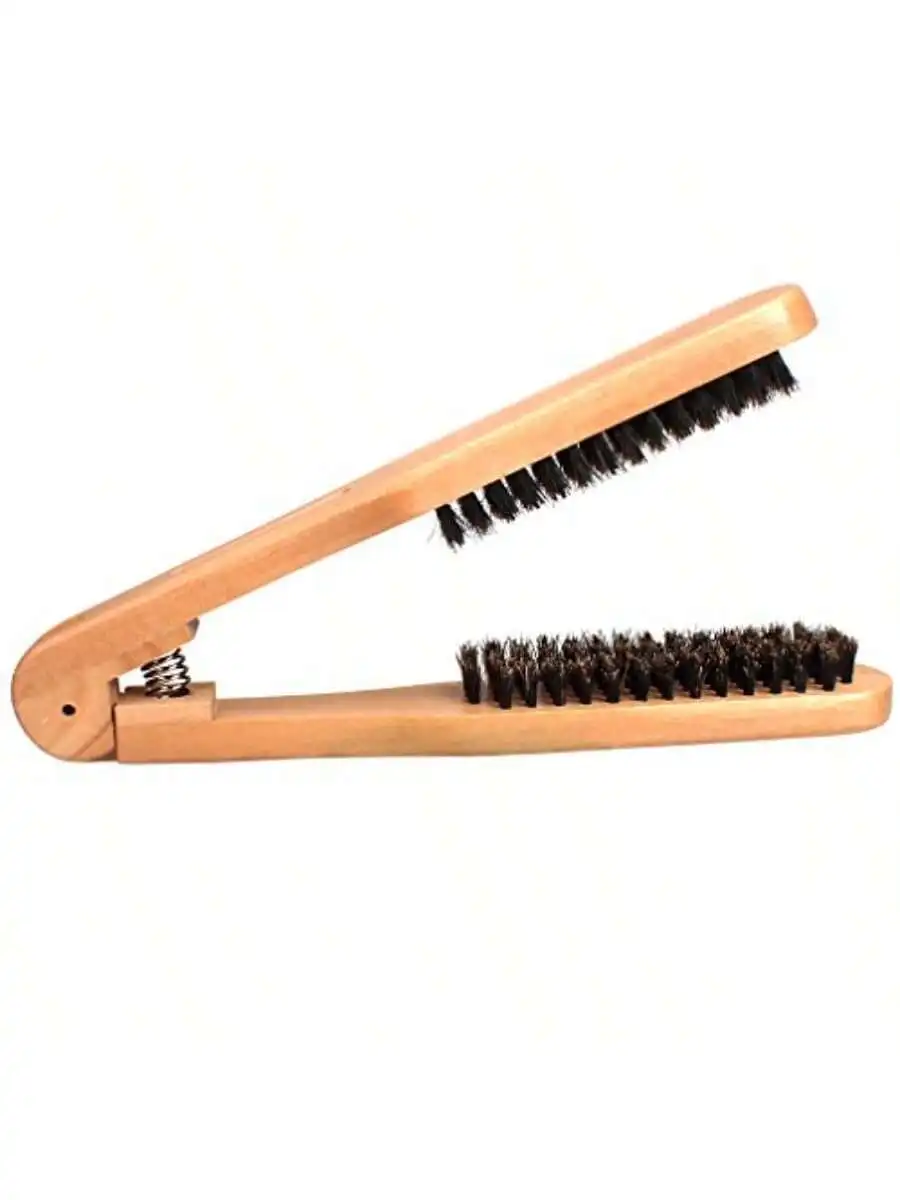 Wooden Anti-Static Dual Brush Hair Straightener For Adults
Wooden Anti-Static Dual Brush Hair Straightener For Adults