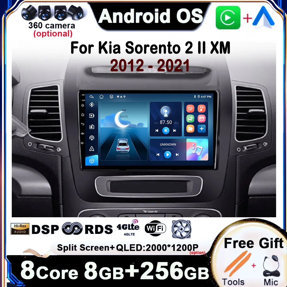 Android 14 For Kia Sorento 2 II XM 2012 2013 2014 2015 - 2021 Car Radio touch Screen WIFI 4G DSP Stereo Car Player GPS Navi
Android 14 For Kia Sorento 2 II XM 2012 2013 2014 2015 - 2021 Car Radio touch Screen WIFI 4G DSP Stereo Car Player GPS Navi