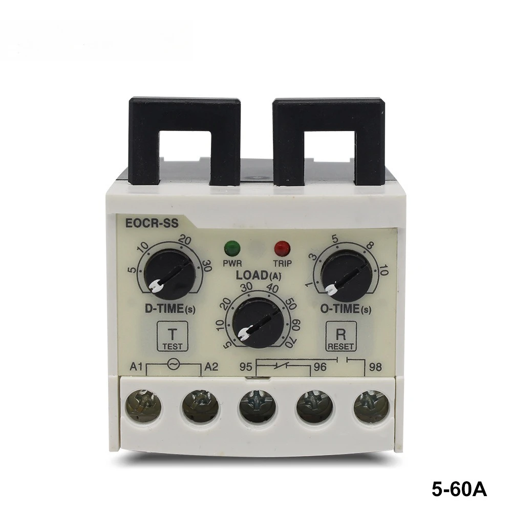 EOCR-SS-60 5-60A защита от потери фазы, независимая регулируемая задержка запуска, детали электронных инструментов, аксессуары
EOCR-SS-60 5-60A защита от потери фазы, независимая регулируемая задержка запуска, детали электронных инструментов, аксессуары