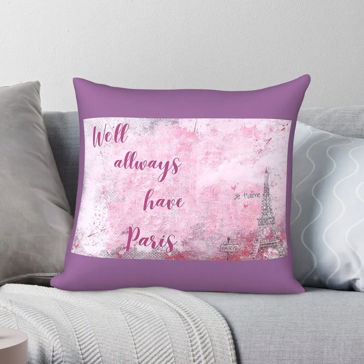Paris Love Eiffel Tower Pillowcase Polyester Linen Velvet Pattern Zip Decor Sofa Cushion Cover
Paris Love Eiffel Tower Pillowcase Polyester Linen Velvet Pattern Zip Decor Sofa Cushion Cover