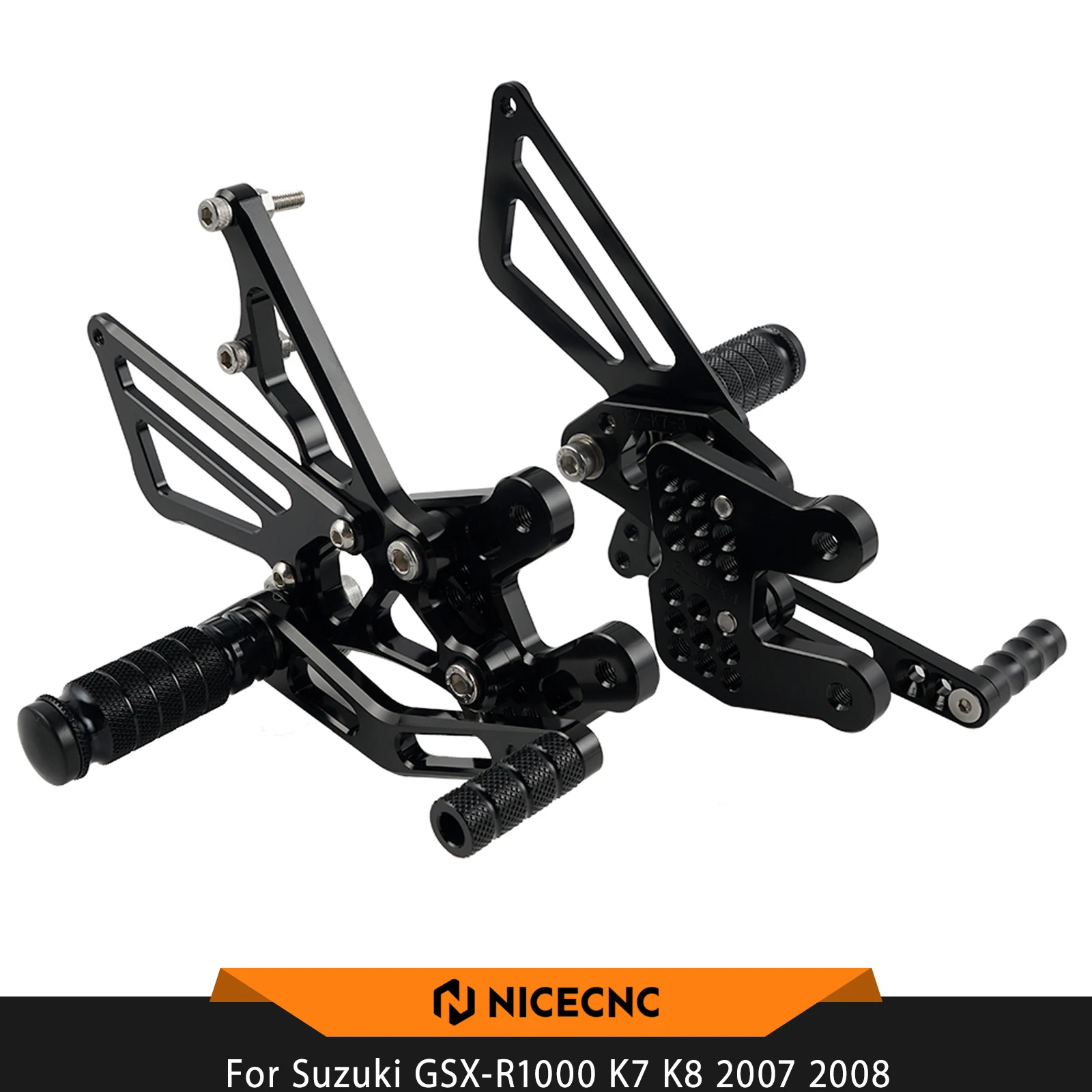 NICECNC For Suzuki GSXR1000 GSX-R1000 GSX R 1000 K7 K8 2007-2008 Motorcycle Adjustable Rearsets Footrests Footpegs Shift Rod
NICECNC For Suzuki GSXR1000 GSX-R1000 GSX R 1000 K7 K8 2007-2008 Motorcycle Adjustable Rearsets Footrests Footpegs Shift Rod