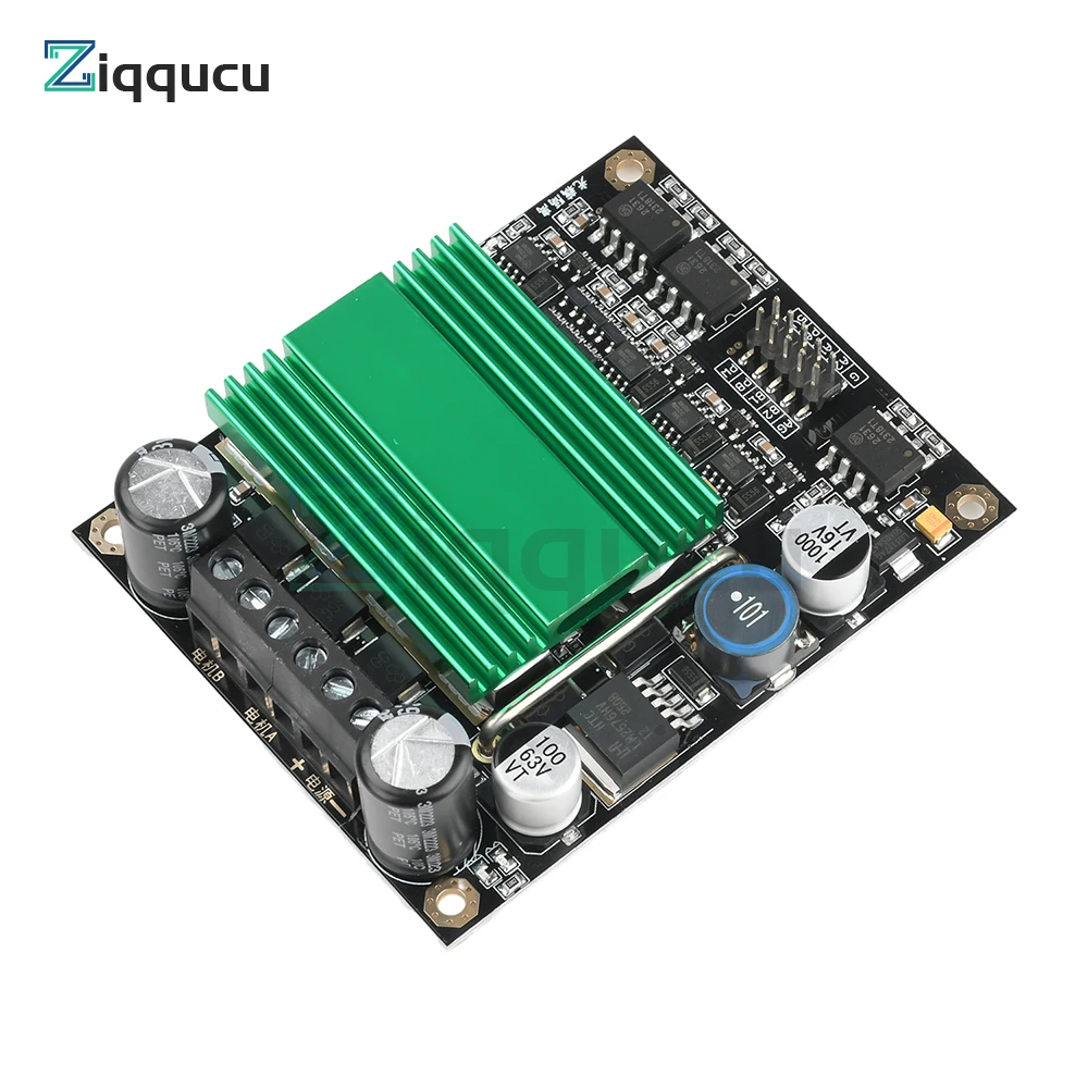 DC 12-48V 100A Dual Channel Motor Driver H-Bridge High Power Driver Module with Opto Isolation for Robotics/Industrial Automatio
DC 12-48V 100A Dual Channel Motor Driver H-Bridge High Power Driver Module with Opto Isolation for Robotics/Industrial Automatio