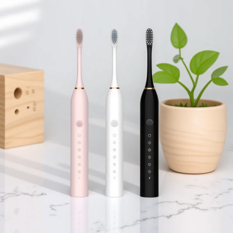 Звуковая электрическая зубная щетка, 6 режимов, перезаряжаемый через USB таймер, сильная вибрация, удаление налета, уход за деснами
Звуковая электрическая зубная щетка, 6 режимов, перезаряжаемый через USB таймер, сильная вибрация, удаление налета, уход за деснами