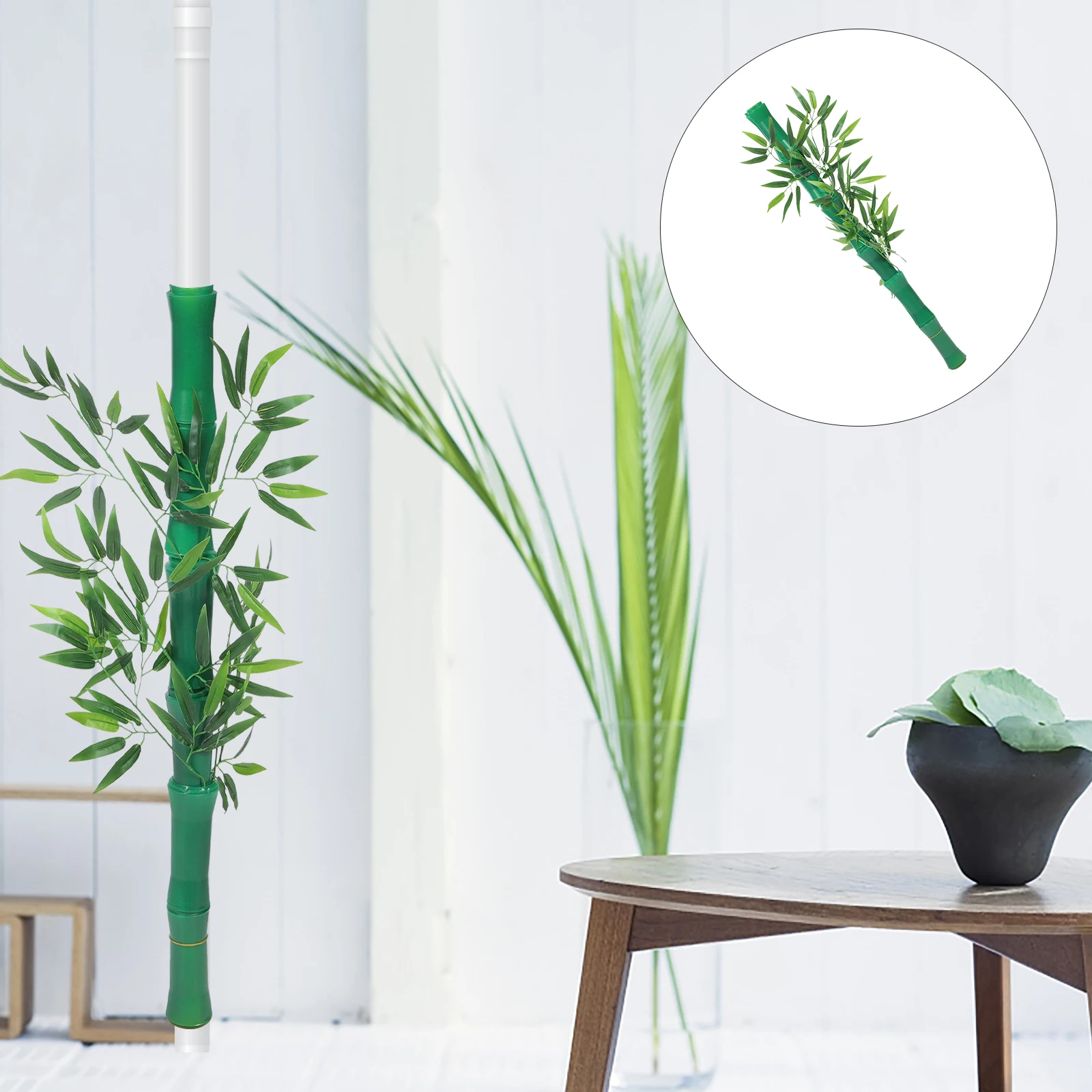 1 set Fake Bamboo Pipe Cover Decorative Kitchen Drain Sewer Tube SleeveBamboo Joints Plant Leaf Artificial DIY Ornament
1 set Fake Bamboo Pipe Cover Decorative Kitchen Drain Sewer Tube SleeveBamboo Joints Plant Leaf Artificial DIY Ornament