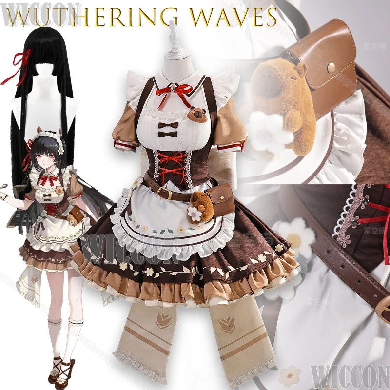 Wuthering Waves Chisa Lolita kawaii cute Coffee Collaboration Cosplay Costume Game High Quality Halloween Comic Con Festival
Wuthering Waves Chisa Lolita kawaii cute Coffee Collaboration Cosplay Costume Game High Quality Halloween Comic Con Festival