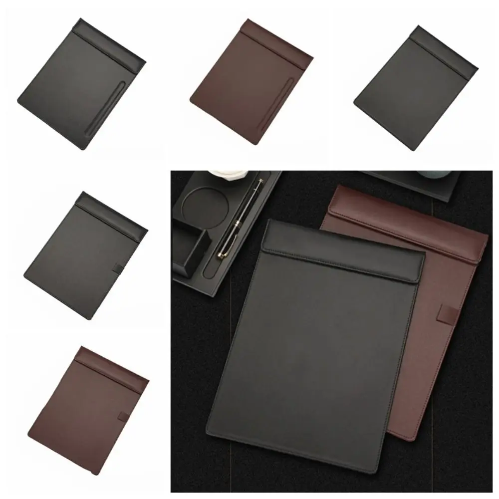 Document Holder PU Leather Paper Folder A4 Pen Holder Writing Board Portable Durable Menu Holder Nurses
Document Holder PU Leather Paper Folder A4 Pen Holder Writing Board Portable Durable Menu Holder Nurses
