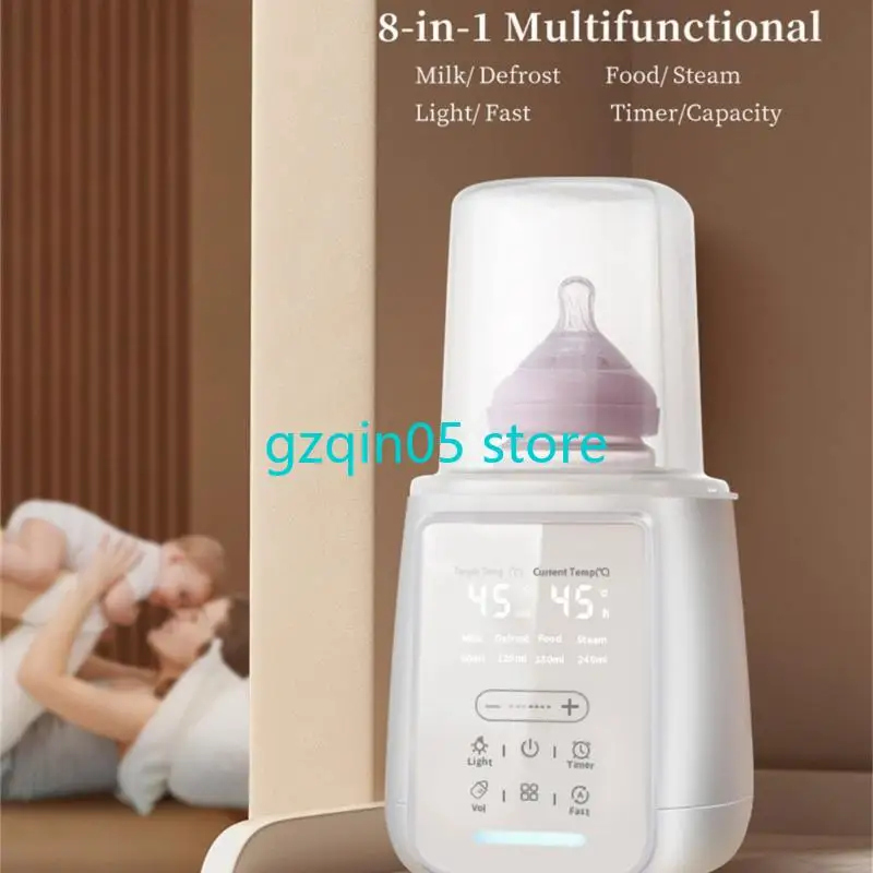 H055 Fast Heating Bottle Warmer for Breast Milk Formula Bottle Warmer with Timer & Night Light Multifunctional Bottle Warmer
H055 Fast Heating Bottle Warmer for Breast Milk Formula Bottle Warmer with Timer & Night Light Multifunctional Bottle Warmer