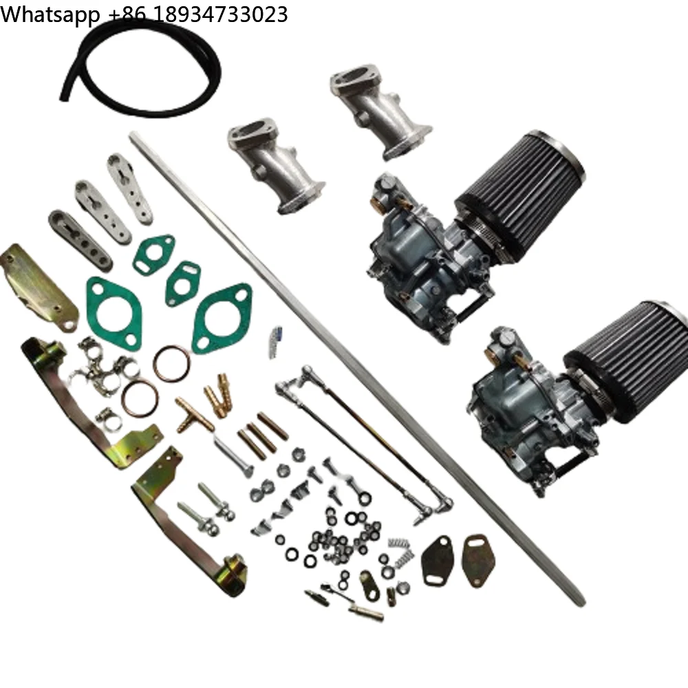 CZ5-2-34-8A DUAL 34ICT CARBURETOR for VW TYPE 1 FAJS 34ICT CARB KIT Single Port Manifold Top Rod Linkage
CZ5-2-34-8A DUAL 34ICT CARBURETOR for VW TYPE 1 FAJS 34ICT CARB KIT Single Port Manifold Top Rod Linkage