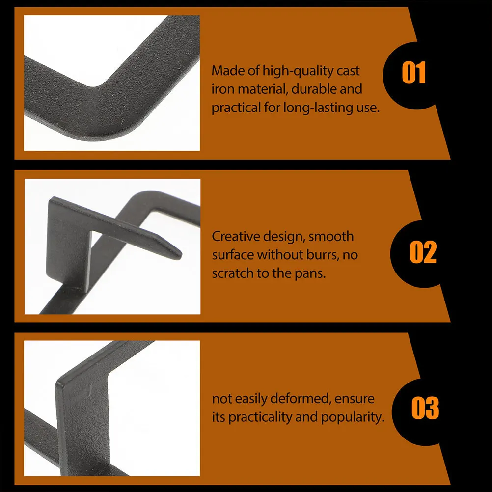 Sturdy Cast Iron Gas Stove Rack Anti Skid Pot Holder Kitchen Tool Furnace Rack Easy Install Support Rectangle Stove
Sturdy Cast Iron Gas Stove Rack Anti Skid Pot Holder Kitchen Tool Furnace Rack Easy Install Support Rectangle Stove