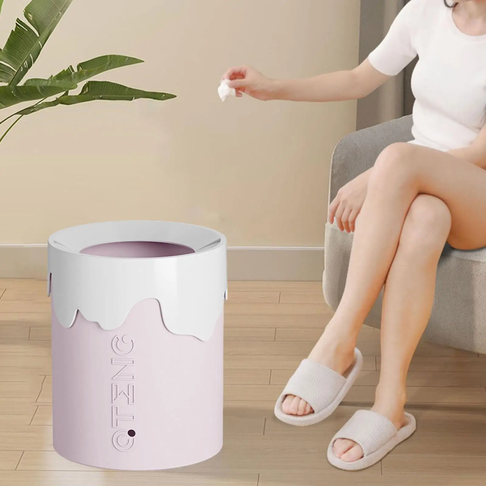 Trash Can 9L without Lid Simple Household Paper Basket Garbage Bin Wastebasket for Home Office Craft Room Dorm Laundry Hotel
Trash Can 9L without Lid Simple Household Paper Basket Garbage Bin Wastebasket for Home Office Craft Room Dorm Laundry Hotel
