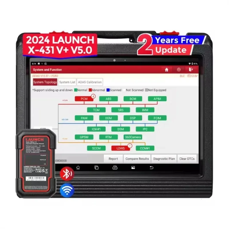 LAUNCH X431 PRO V5.0 Professional Full System Car Diagnostic Tool X431 V8 Tablet With DBscar VII Connector Scanner Automotriz
LAUNCH X431 PRO V5.0 Professional Full System Car Diagnostic Tool X431 V8 Tablet With DBscar VII Connector Scanner Automotriz
