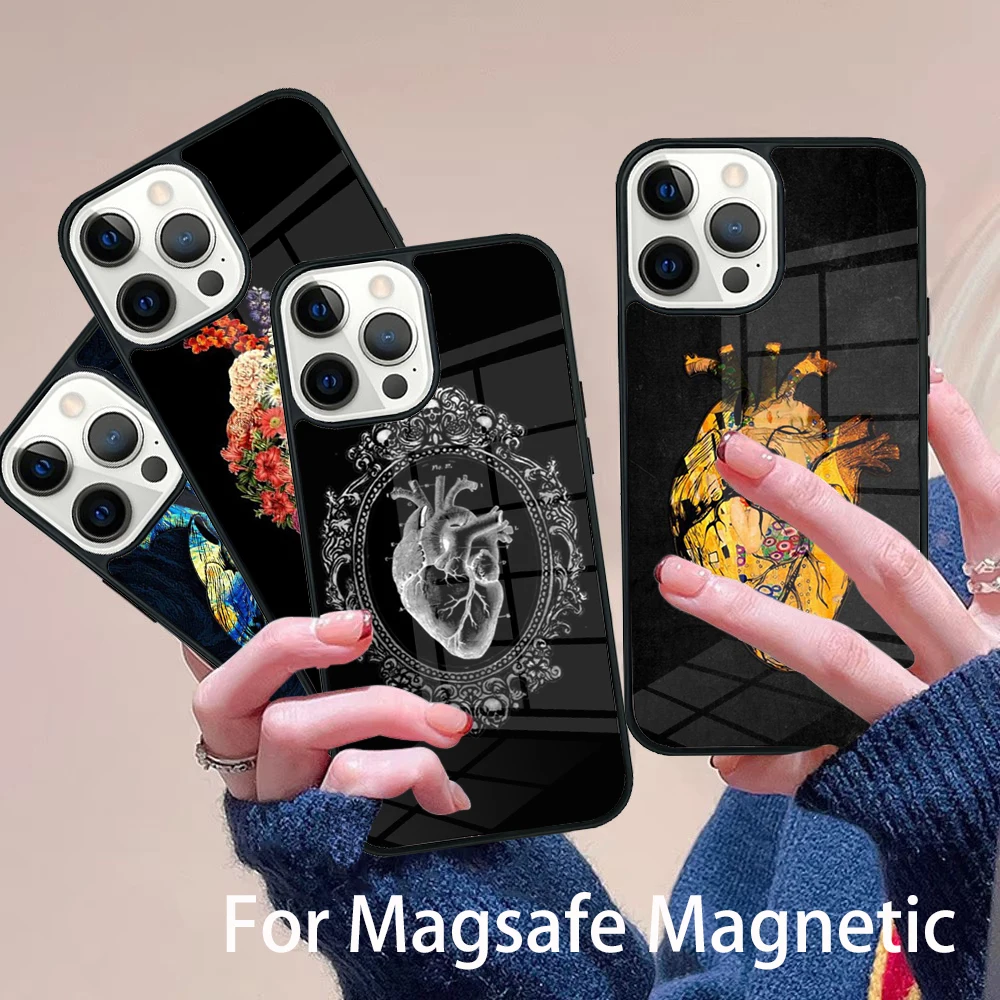 Heart Art Phone Case Magesafe Magnetic Wireless Charge Cover For IPhone 16 11 12 13 14 15 Pro Max Plus Mini
Heart Art Phone Case Magesafe Magnetic Wireless Charge Cover For IPhone 16 11 12 13 14 15 Pro Max Plus Mini