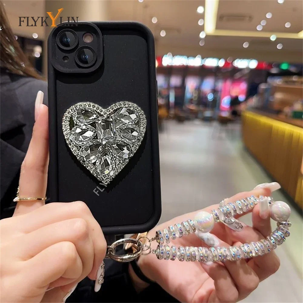 FLYKYLIN Love Diamonds Phone Case For Samsung S25 S24 S23 S22 Ultra S21 Plus S20 FE Note 20 Soft Silicone With Bracelet
FLYKYLIN Love Diamonds Phone Case For Samsung S25 S24 S23 S22 Ultra S21 Plus S20 FE Note 20 Soft Silicone With Bracelet