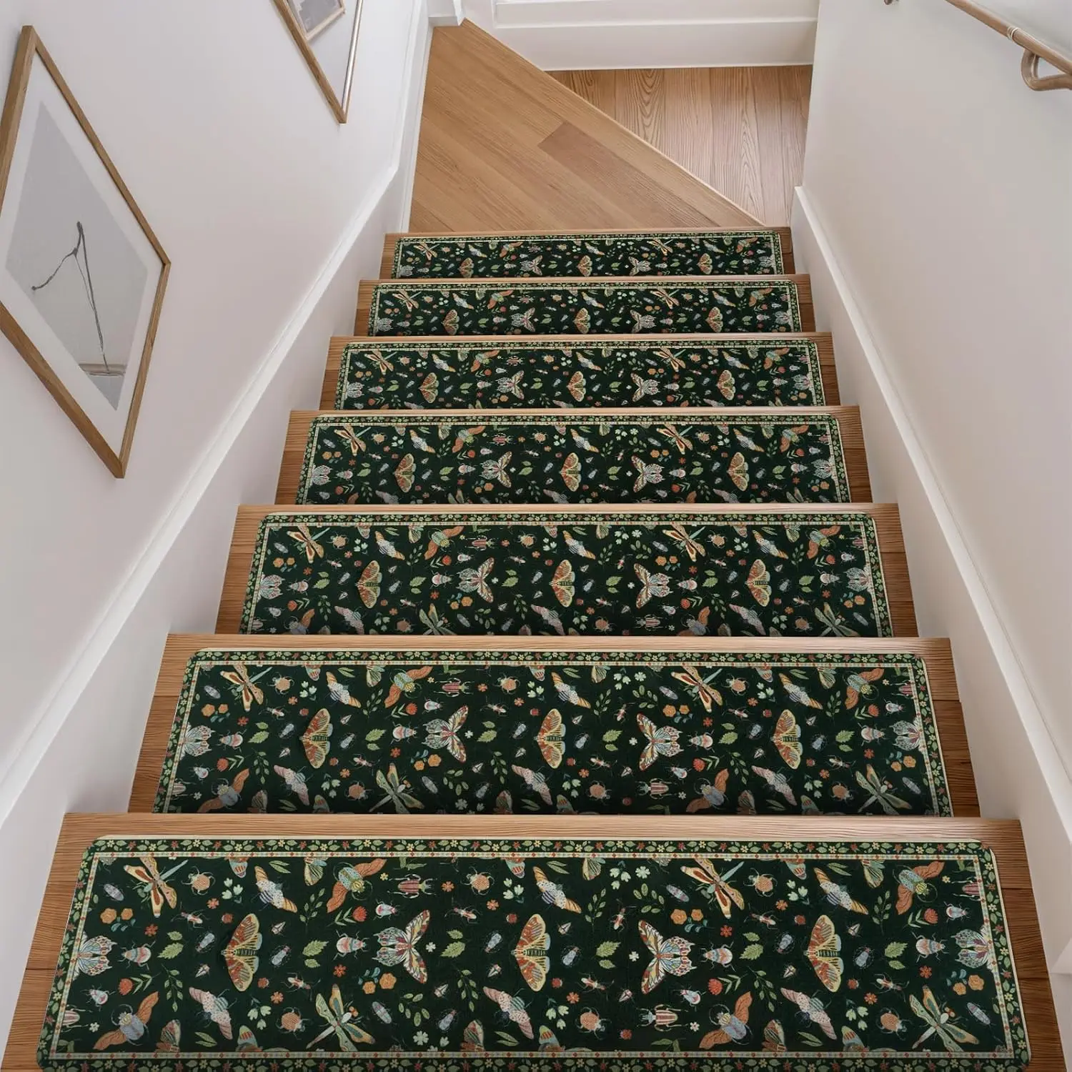 Non-Slip Stair Treads for Wood Steps, 15PCS 8x30in Rubber Backing Carpet Runners, Black
Non-Slip Stair Treads for Wood Steps, 15PCS 8x30in Rubber Backing Carpet Runners, Black