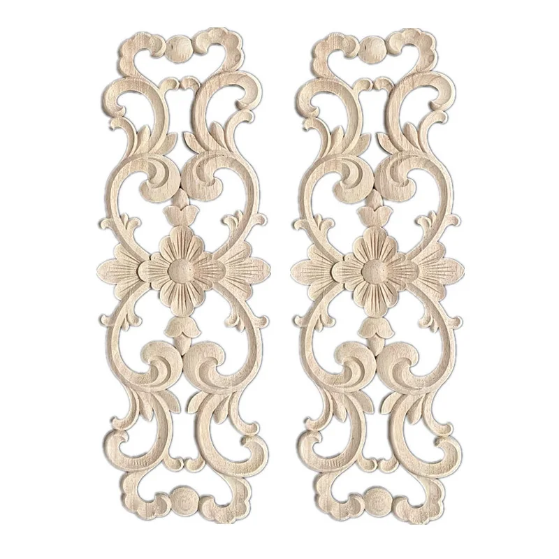 2PCS 55cm Wood Carved Unpainted European Exquisite Floral Leaves Rubber Furniture Window Corner Wooden Applique Onlay Figurines
2PCS 55cm Wood Carved Unpainted European Exquisite Floral Leaves Rubber Furniture Window Corner Wooden Applique Onlay Figurines