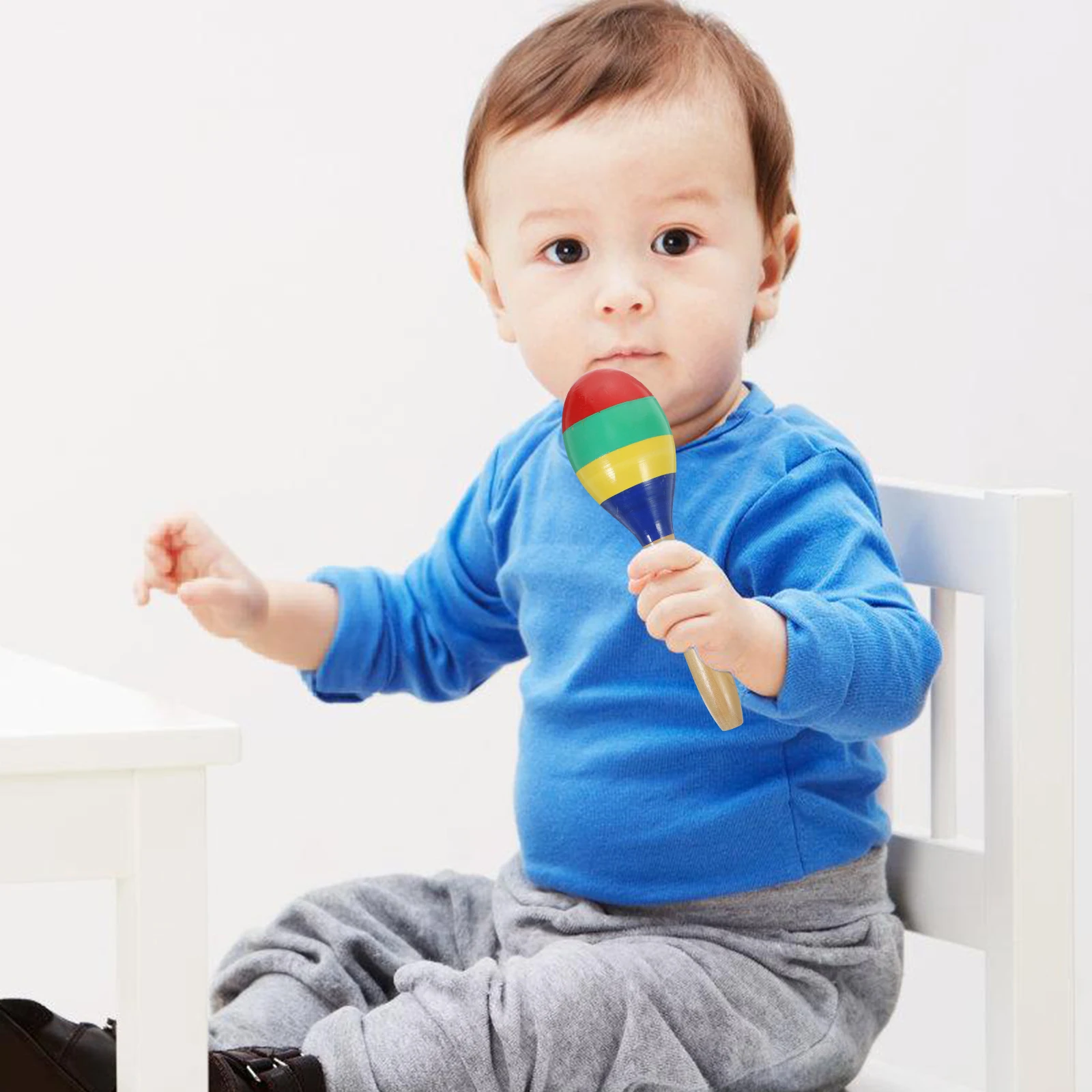 2pcs Colorful Wooden Sand Percussion Toy Maraca Musical Instrument For Toddler Learning Plaything Kindergarten Tool
2pcs Colorful Wooden Sand Percussion Toy Maraca Musical Instrument For Toddler Learning Plaything Kindergarten Tool
