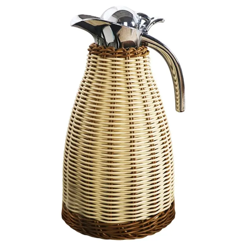 ABVS Stainless Steel Liner Bamboo Woven Handmade Kettle Traditional Decorative Kitchen Hot Water Tool 2L D
ABVS Stainless Steel Liner Bamboo Woven Handmade Kettle Traditional Decorative Kitchen Hot Water Tool 2L D
