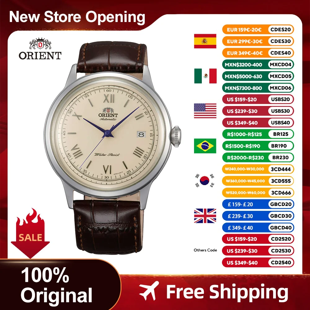 Orient Watch Original Japanese Luxury Waterproof Automatic Mechanical Watches Men's Watch Leather FAC00009N0
Orient Watch Original Japanese Luxury Waterproof Automatic Mechanical Watches Men's Watch Leather FAC00009N0