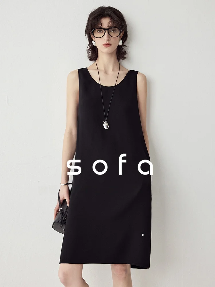 Minimalist Acetate Vest Dress Women's Easy to Wear Smooth Manageable Airy Skirt Spring Summer Sleeveless U-Neckline H-Shape
Minimalist Acetate Vest Dress Women's Easy to Wear Smooth Manageable Airy Skirt Spring Summer Sleeveless U-Neckline H-Shape