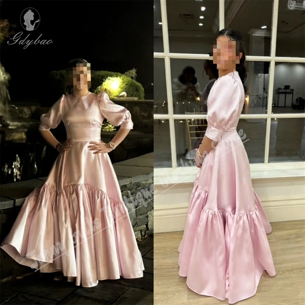 Customized Girl 15 Quinceanera Dress Long Pleated Satin Puff Sleeves Dress Suitable For Wedding Bridesmaids Gown
Customized Girl 15 Quinceanera Dress Long Pleated Satin Puff Sleeves Dress Suitable For Wedding Bridesmaids Gown